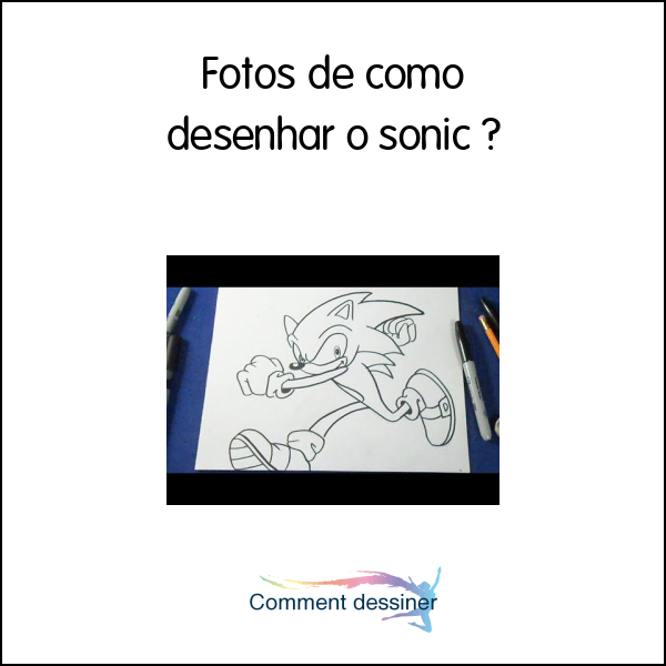 Fotos de como desenhar o sonic